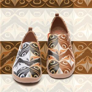 UIN Men's Travel Walking Shoes Slip On Casual Sneaker Toledo (Mask Toledo I )